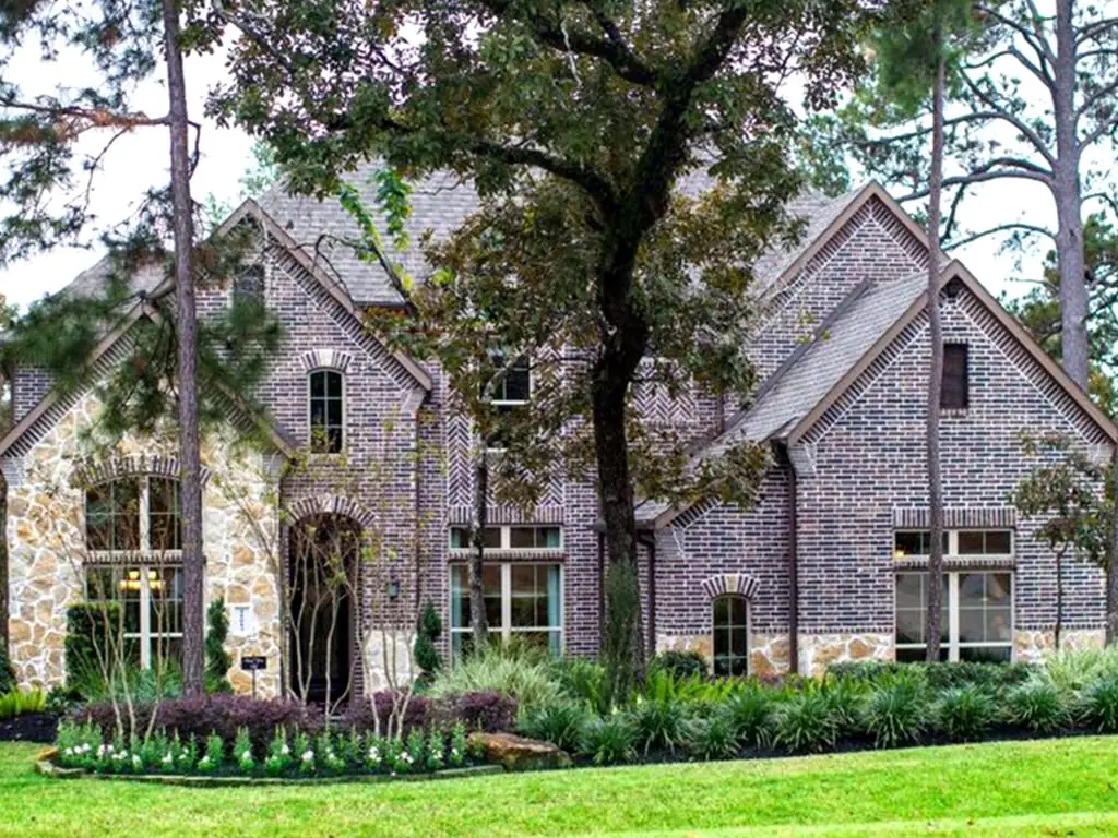 Large new-construction home with PGS-installed landscape